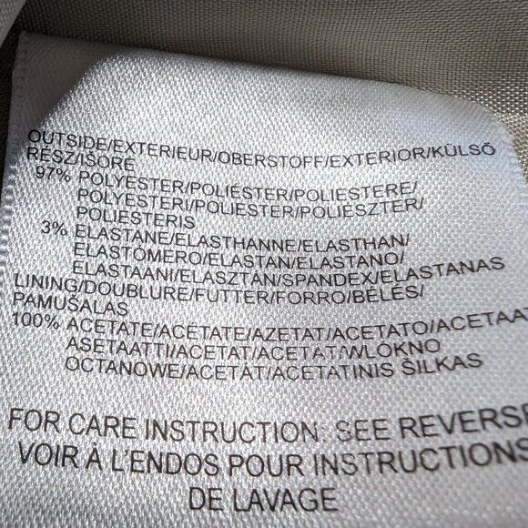 MEXX NWT SATIN skirt Sz 36 or M or 30 Waist PLEATED POCKETS  SILKY SOFT OFFICE - Picture 9 of 13